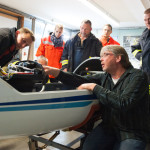 Feuerwehr zu Ausbildungsdienst am Flugplatz in Barnsen