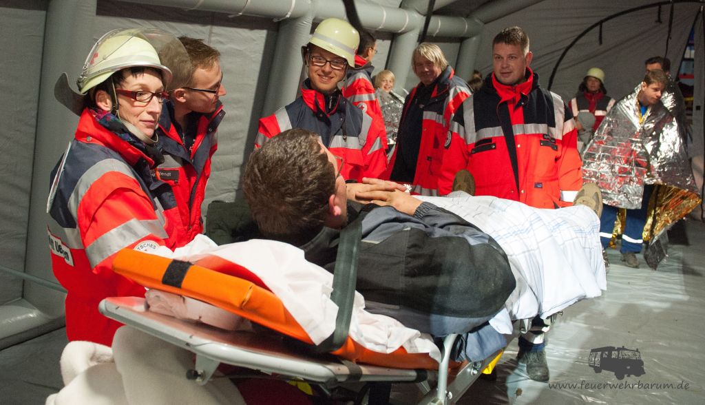 Übung Feuerwehr / Rettungsdienst
