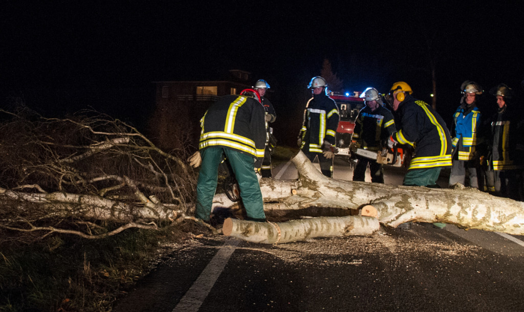 Wetterbedingte Einsätze der Feuerwehr