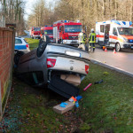Auto überschlägt sich in Ebstorf