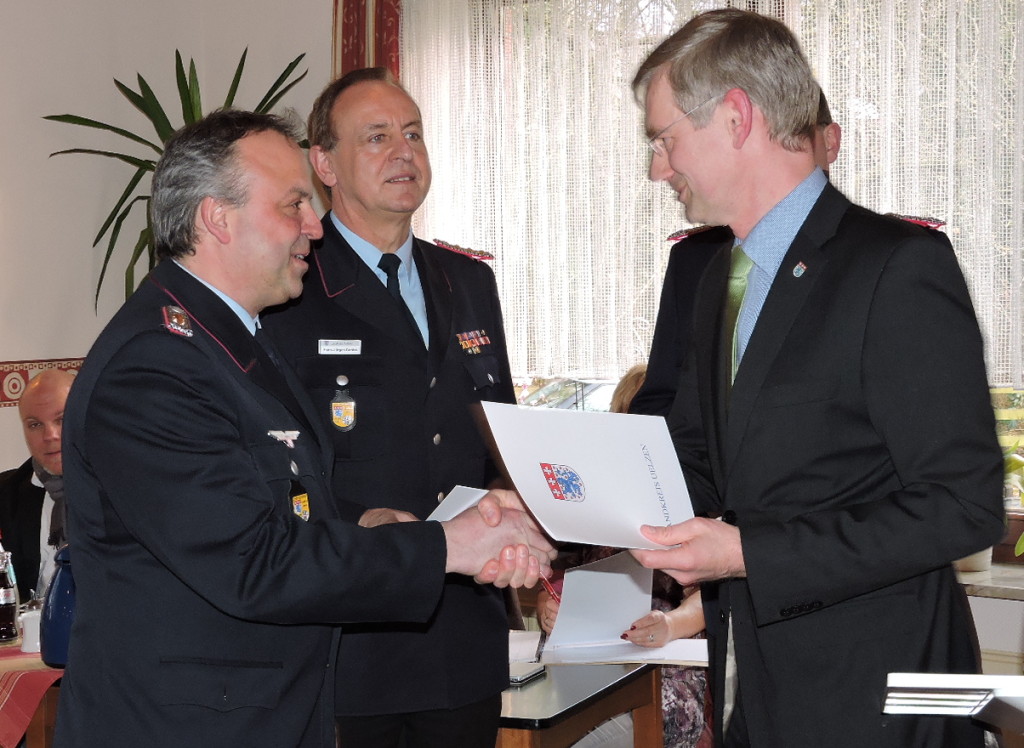vl.n.r. Frank Hagel, Hans-Jürgen Cordes, Dr. Heiko Blume