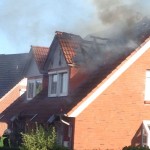 Dachstuhlbrand in Medingen