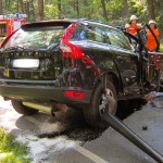 Verkehrsunfall auf der B191 bei Breitenhees
