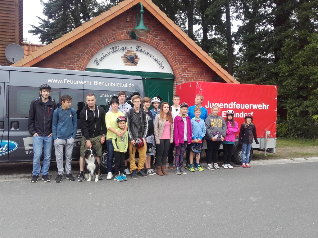 Abfahrt Gruppenbild
