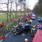 Verkehrsunfall auf der Bundestraße 4 bei Grünhagen