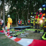 Übung des Gefahrgutzuges Nord in Groß Hesebeck