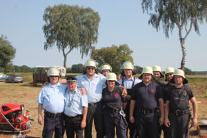 Wettkampfgruppe des Fachzuges Logistik der Kreisfeuerwehrbereitschaft Uelzen