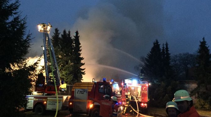 Großbrand in Dörmte