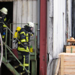 Feuer im Uelzener Sägewerk