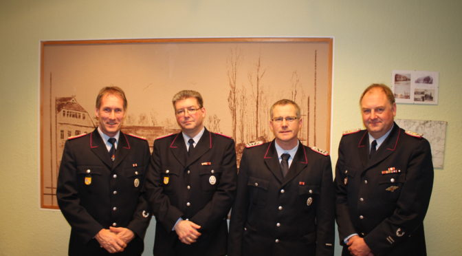 Andreas Dreyer (OrtsBM Suhlendorf), Udo Hoffmann (OrtsBM Ellenberg), Andreas Ebert (stellv. OrtsBM Ellenberg), Gerhard Schulze (stellv. GemBM SG Rosche)