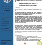 Freiwilliges Soziales Jahr (FSJ) im Bereich des Brandschutzes beim Landkreis Uelzen - Ausschreibung