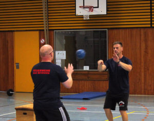 Beim Training