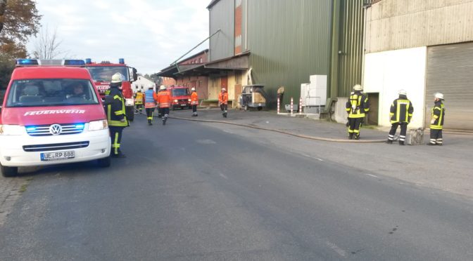 Übung des Zuges Mitte der SG Rosche in Rätzlingen