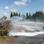 Feuer im Gewerbegebiet Wriedel-Schatensen