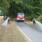Feuerwehr schützt vor Brandgefahr beim 10. Open Air in Seedorf
