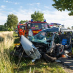 Verkehrsunfall auf der Kreisstraße 31 zwischen Höver und Karlsgrün