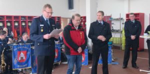 40 Jahre Mitgliedschaft in der Freiwilligen Feuerwehr: Wolfgang Fischer