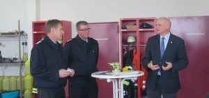 Feuerwehrführung mit Bürgermeister Weichsel