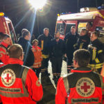 DRK Bereitschaften und Feuerwehr üben zusammen
