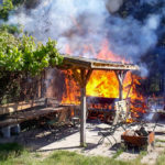 Feuer auf landwirtschaftlichem Gehöft bei Bad Bevensen