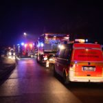 Feuerwehr und Rettungsdienst am Neujahrsmorgen in Römstedt im Einsatz