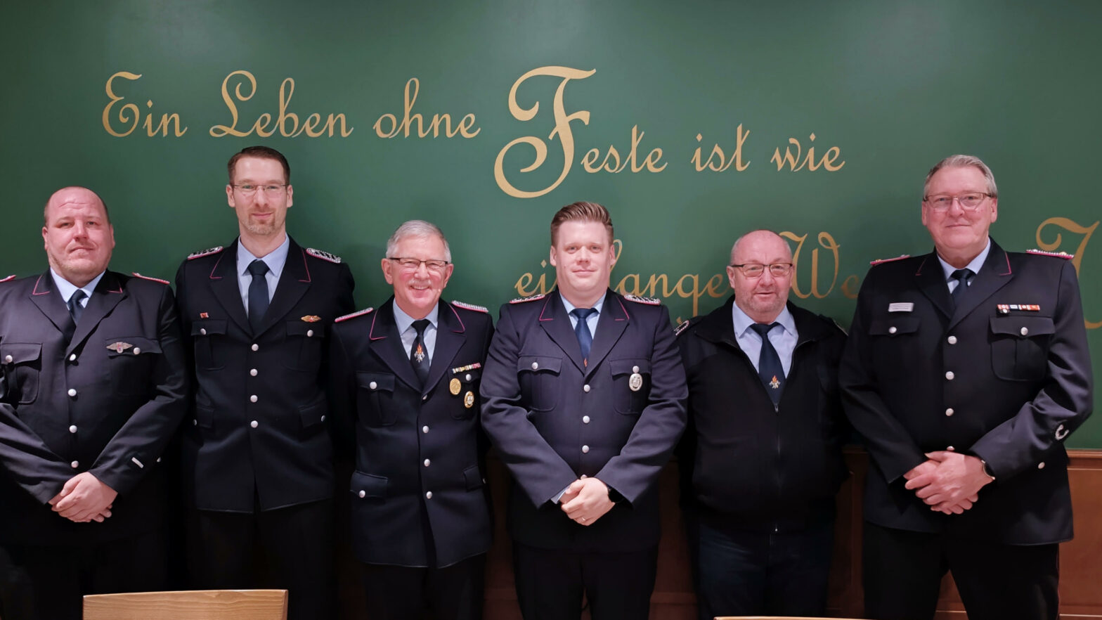 v.l. Sven Nowak, Hendrick Friederichs, Erhard Persiel, Malte Behling, Winfried Rudolf und Uwe Estedt.