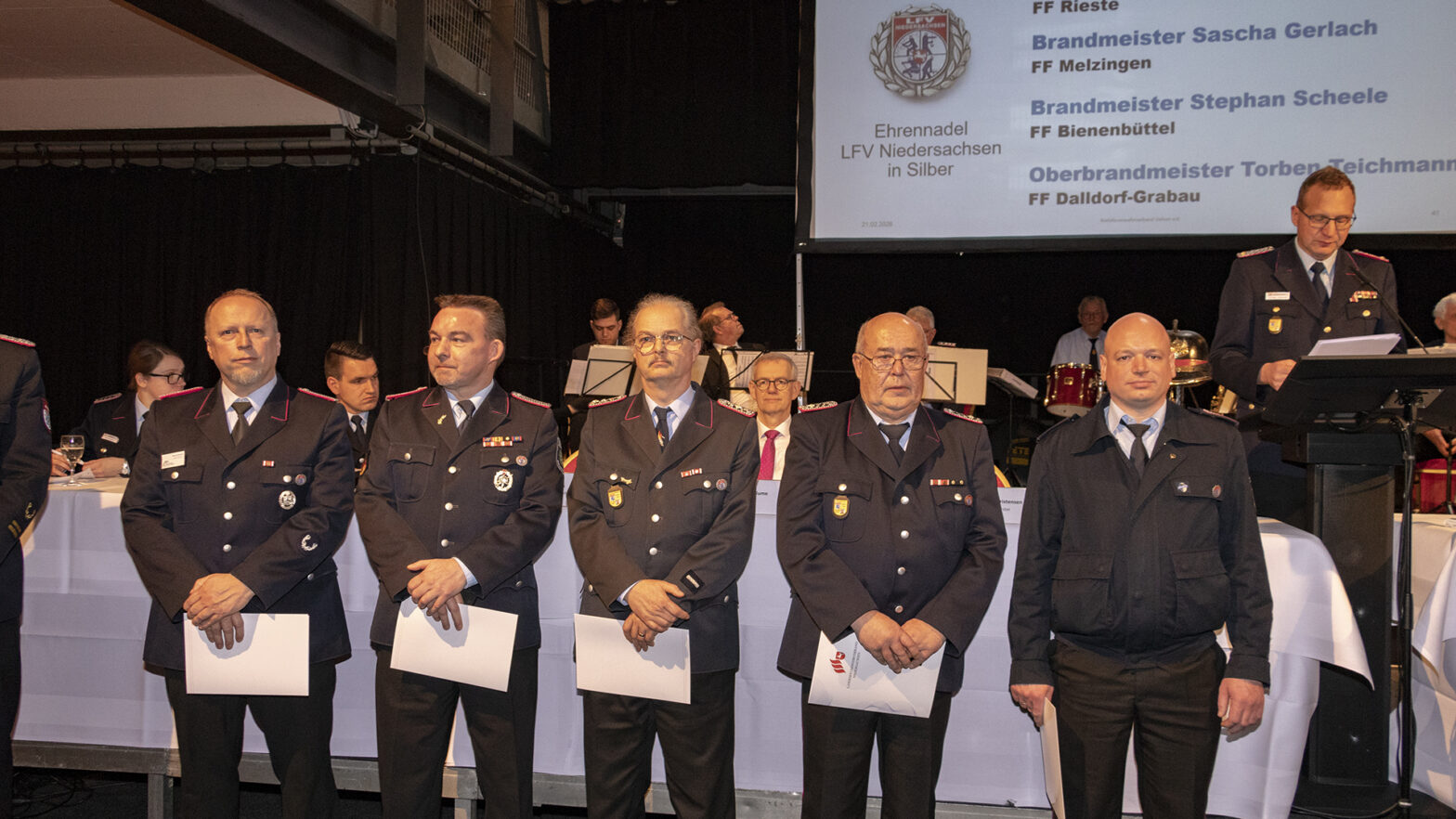 Paul Siegert, Sascha Gerlach, Stephan Scheele und Torben Teichmann